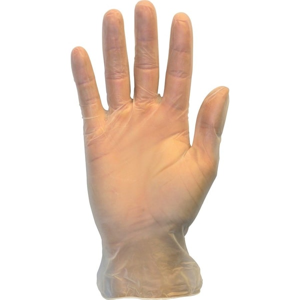 Safety Zone Disposable Gloves, General Purpose, Vinyl, 3 mil Palm, Powder-Free, Clear, XL, 100 PK SZNGVP9XLHH - main